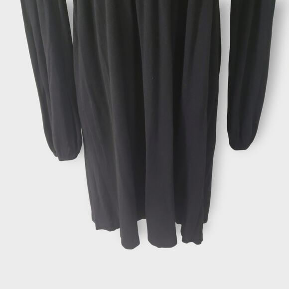 Angie Black Smocked Mini Sweater Dress Sz Small Y2K Gothic Emo - Picture 4 of 13